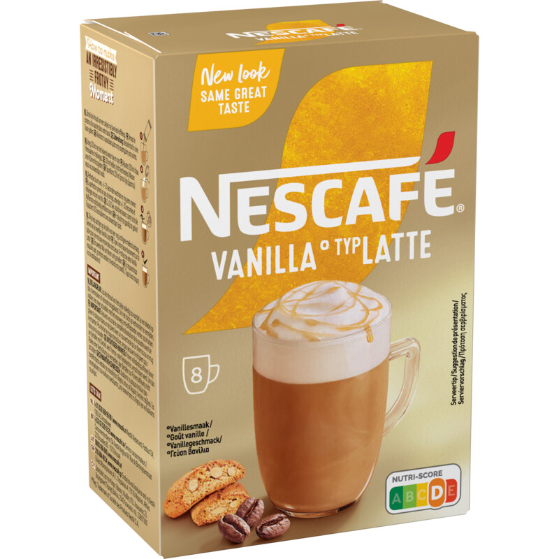 Nescafé Vanilla latte oploskoffie