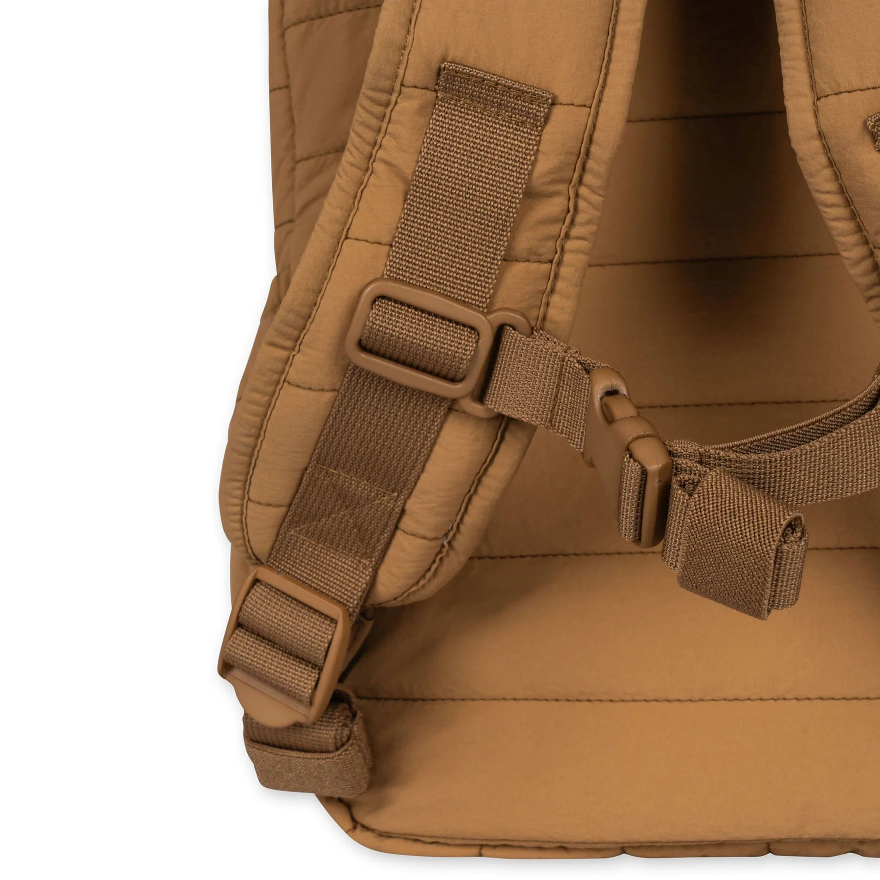 Konges Sløjd Juno Quilted Backpack Midi tobacco brown