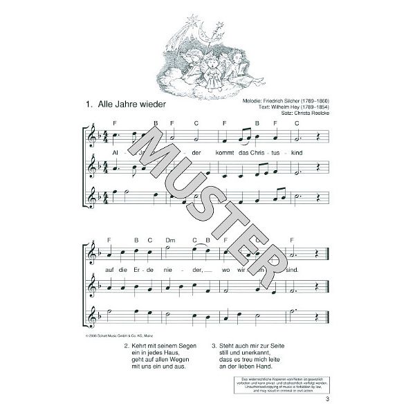Schott Schönste Weihnachts Rec SSA