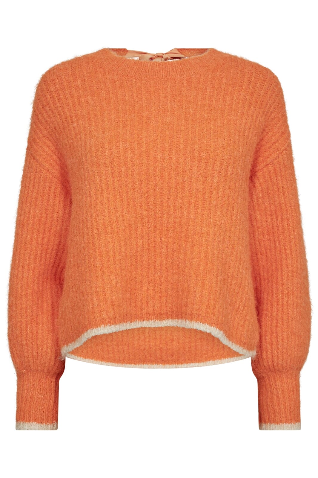 Co´Couture Coraliecc Bow Ls Rib Knit 32157
