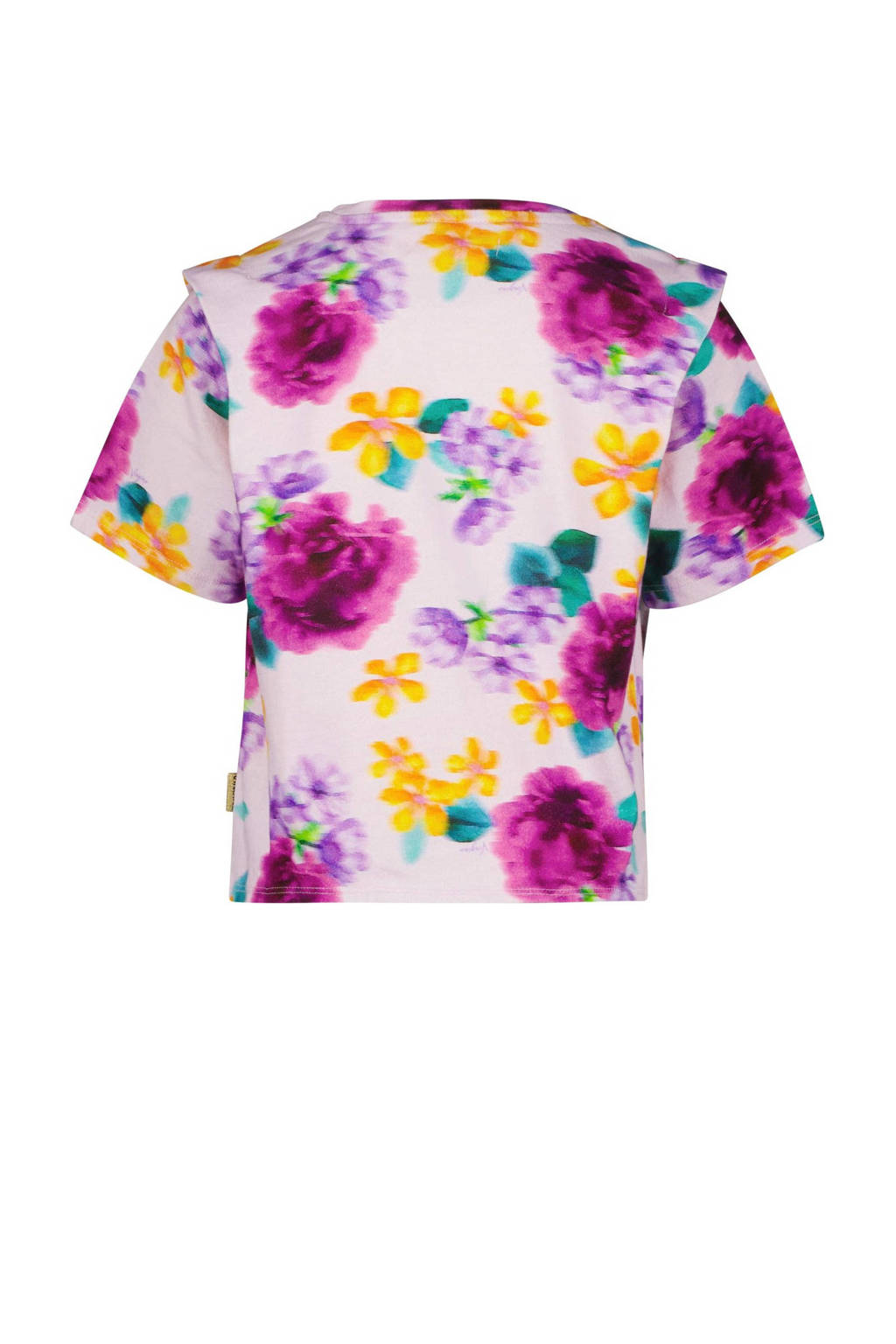 Vingino gebloemd T-shirt HAMMY lila/multicolor