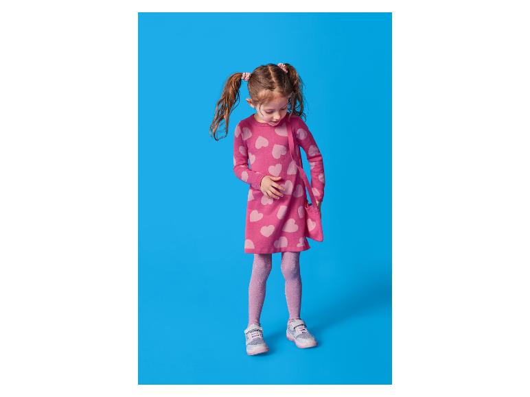 Gebreide kinder jurk met tasje