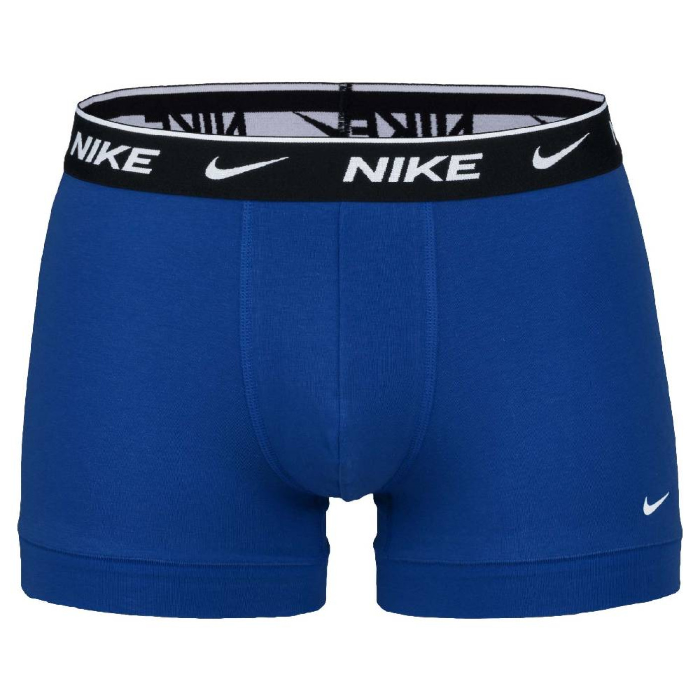 Nike Everyday Cotton Boxershort Trunk 2-Pack Zwart Blauw Wit
