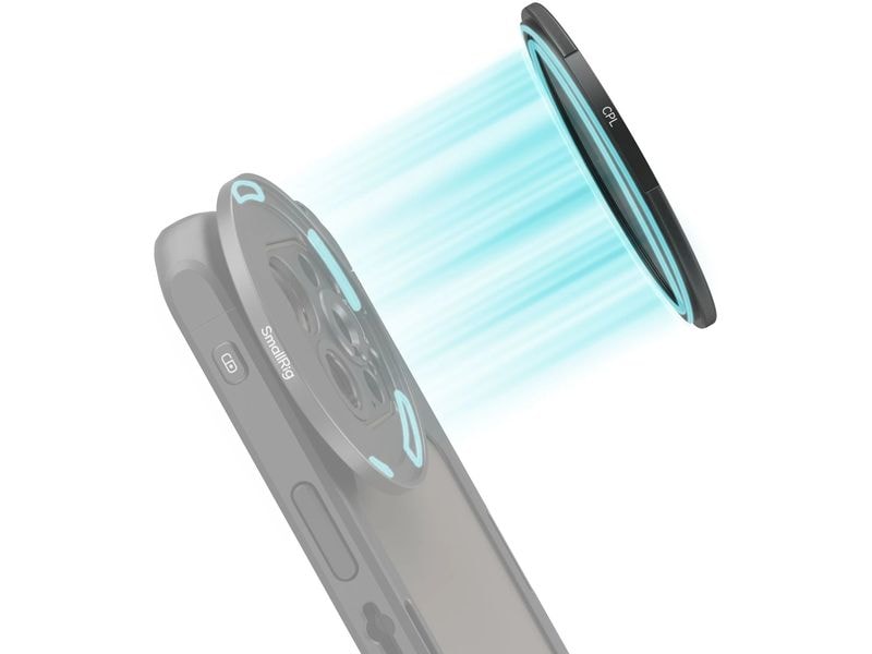 Smallrig Aufsteckbarer CPL-Filter (67 mm) Für mobile Filmemacher