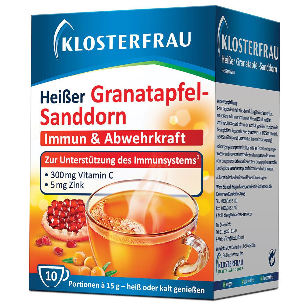 KLOSTERFRAU Broncholind® Heißer Granatapfel-Sanddorn