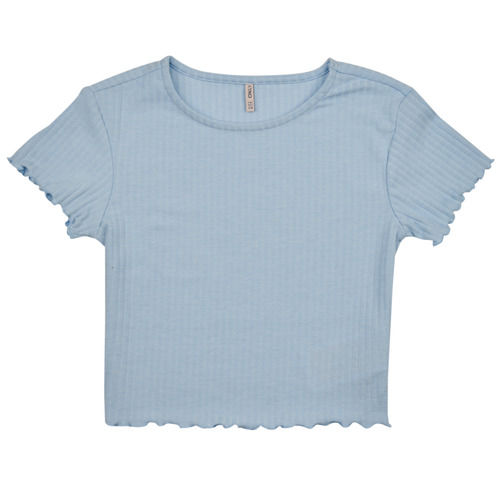 Only - KOGNELLA S/S O-NECK TOP JRS - Bleu ciel