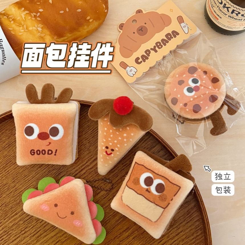Bohod - Bakkerij Cartoon Pluche Tashanger Sleutelhanger (Verschillende Ontwerpen)