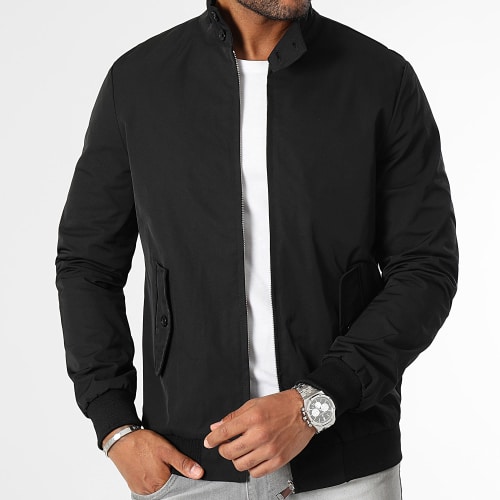Veste Zippée Col Montant 0390 Noir