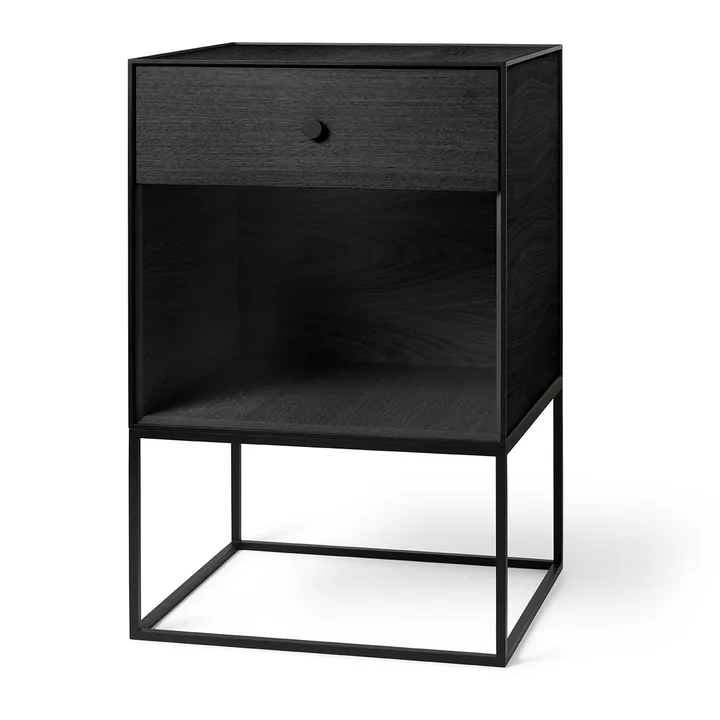 Audo - Frame Sideboard 49 (inkl. Schublade), Esche schwarz gebeizt
