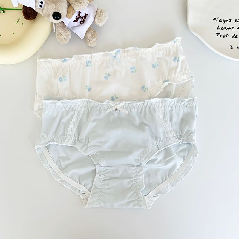 Nikiki - Lint Accent Panty / Set