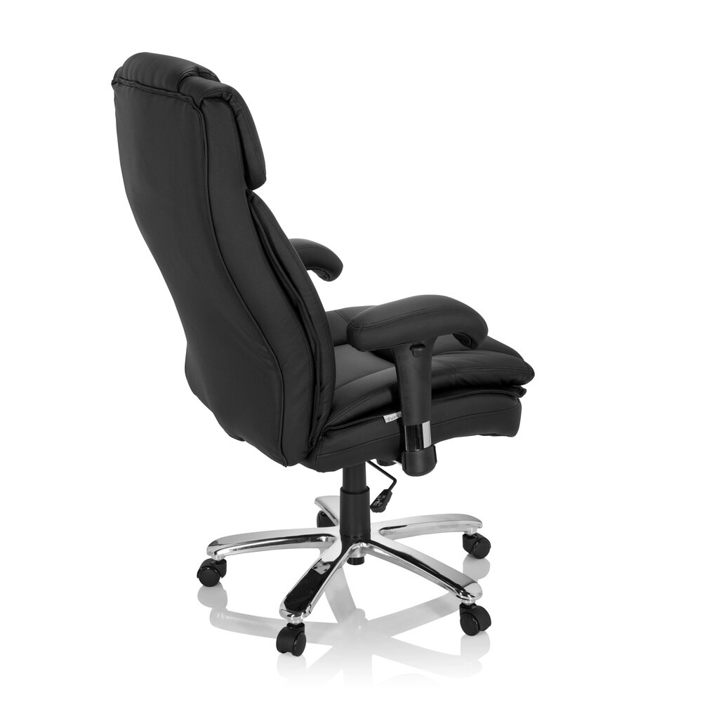 XXL Drehstuhl BUILDER XXL I Kunstleder mit Armlehnen (höhenverstellbar) hjh OFFICE