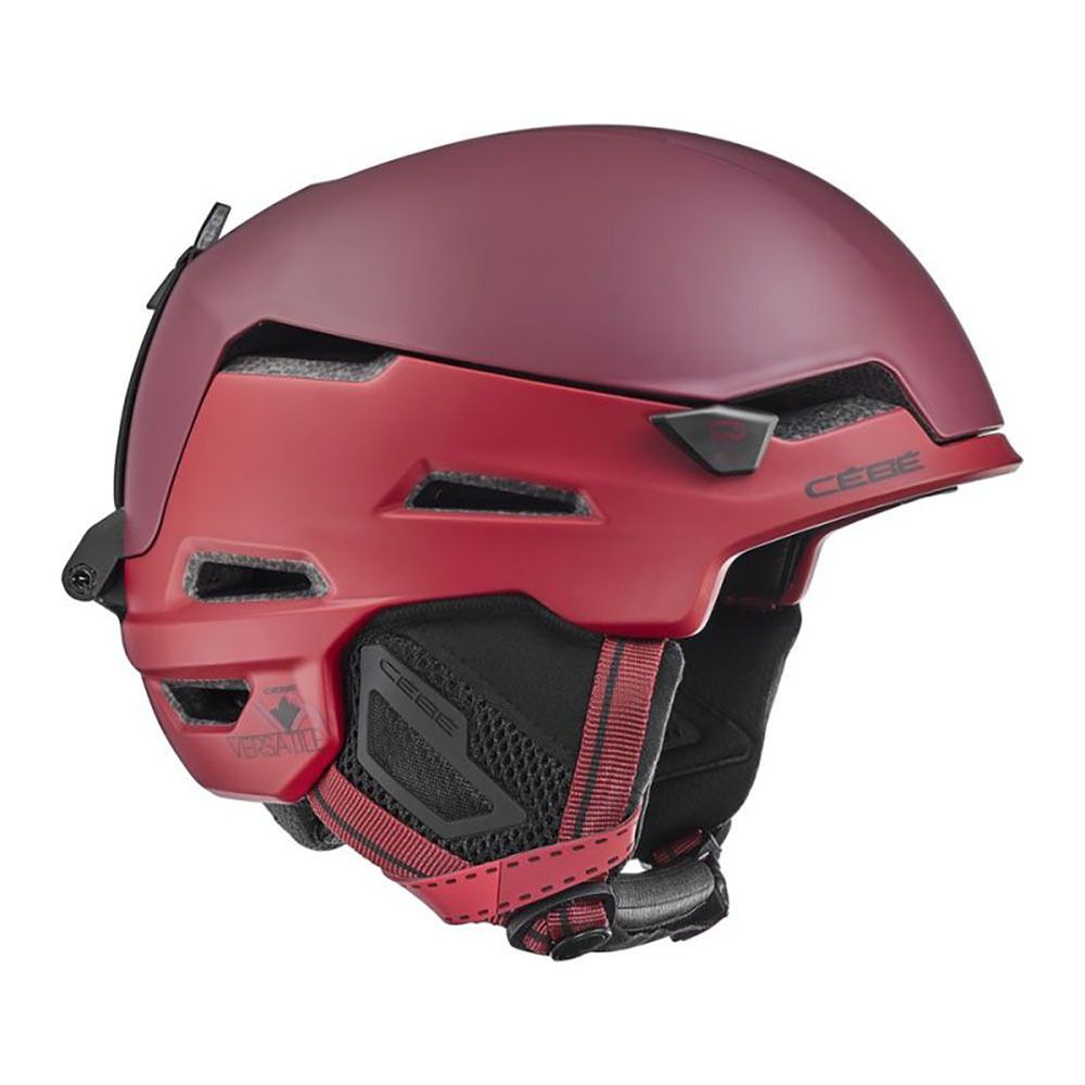 Cebe VERSATILE - Casque ski matte burgundy chilli pepper