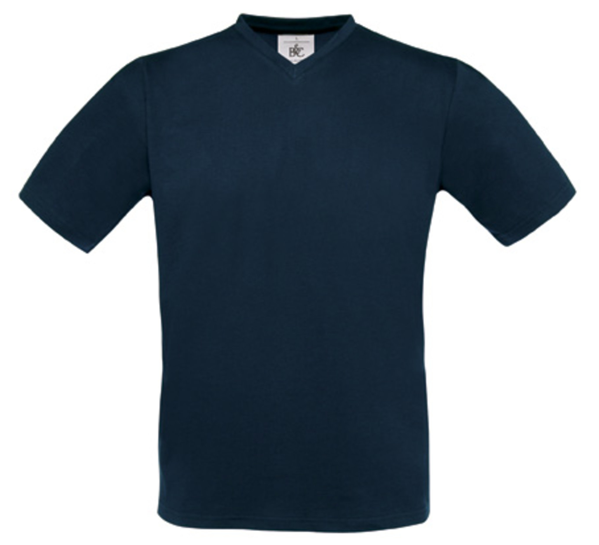 B&C Collection BA108 - T-shirt Col V Double Épaisseur Confort