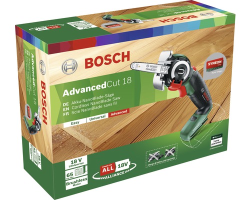 Bosch AdvancedCut 18 accu-reciprozaag zonder accu en lader