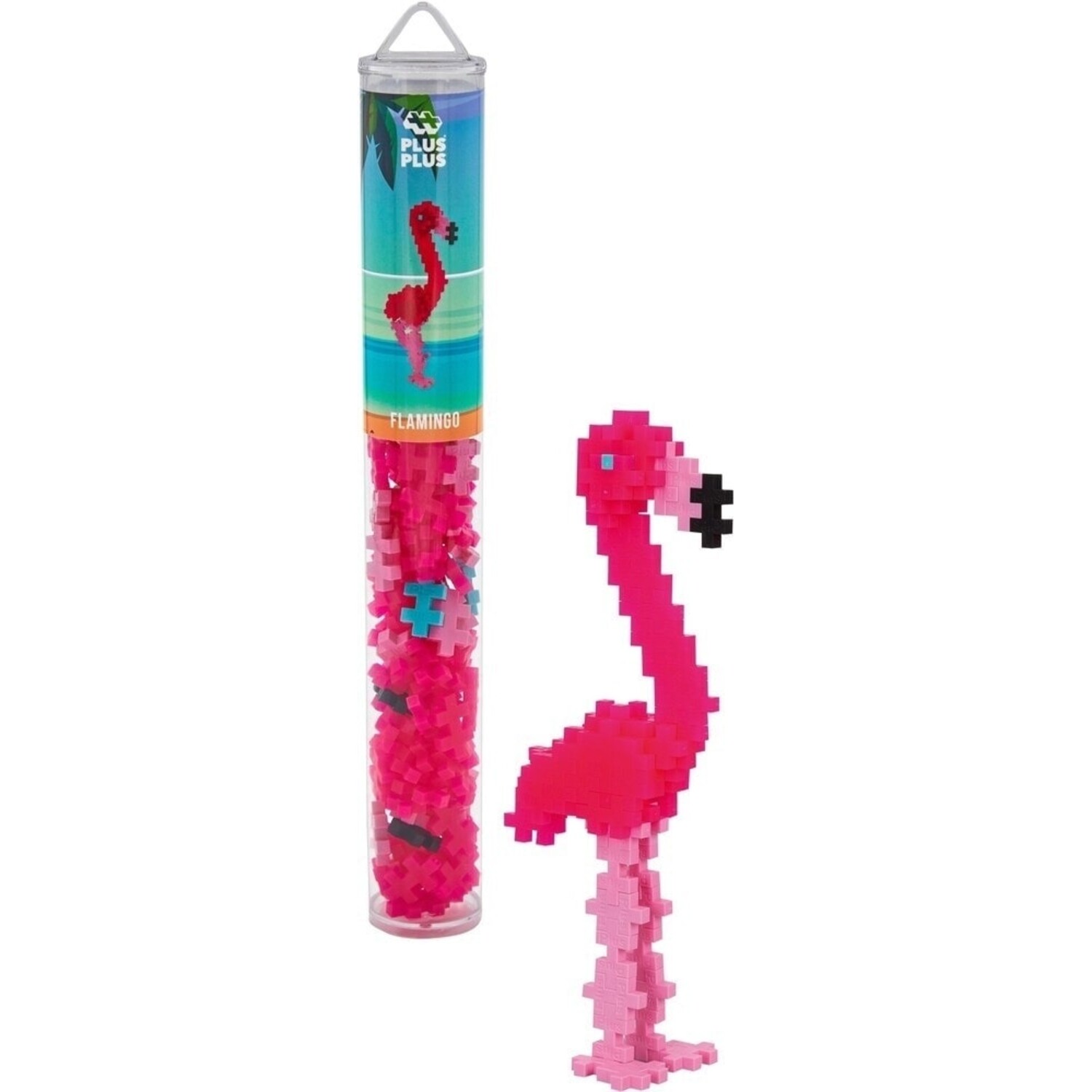 Plus - Plus | Tube flamingo 100 stuks