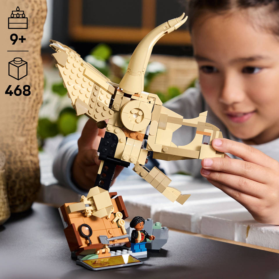 LEGO Jurassic World dinosaurusfossielen triceratops schedel 76969