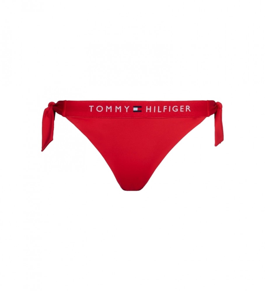 Calcinha biquíni vermelha Vichy da Tommy Hilfiger
