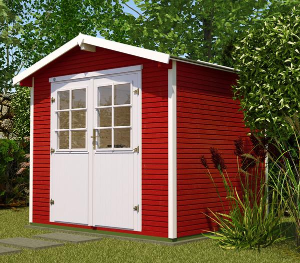 Weka Gartenhaus 218 Gr. 2, ca. B320/H253/T239