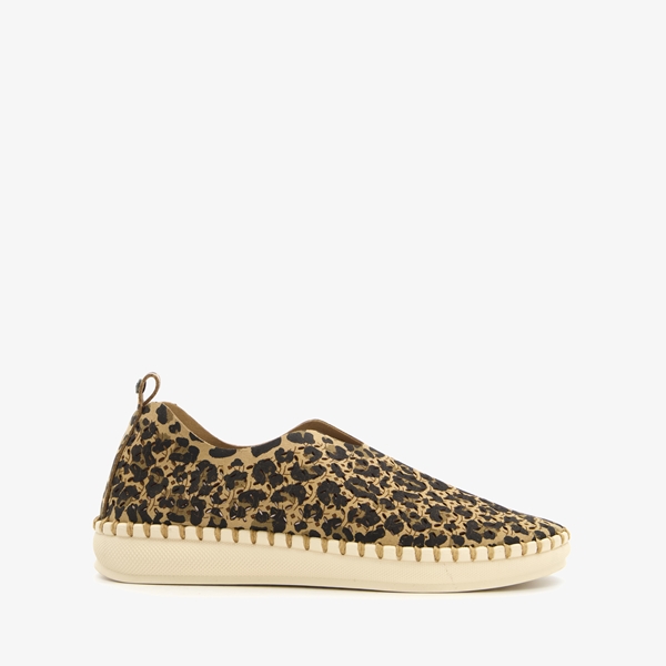 Hush Puppies Daisy dames instappers luipaardprint