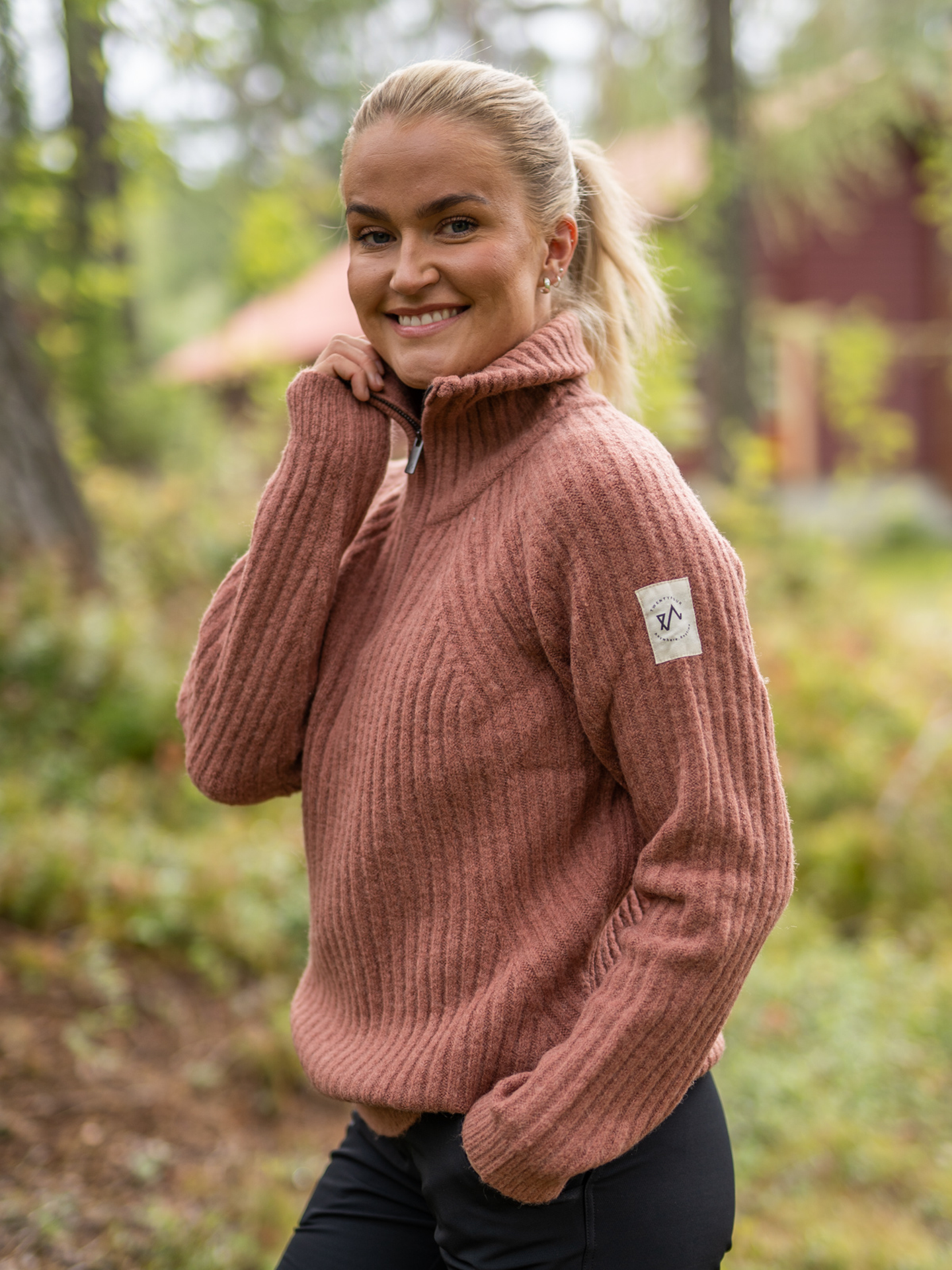 1222 Half Zip Genser