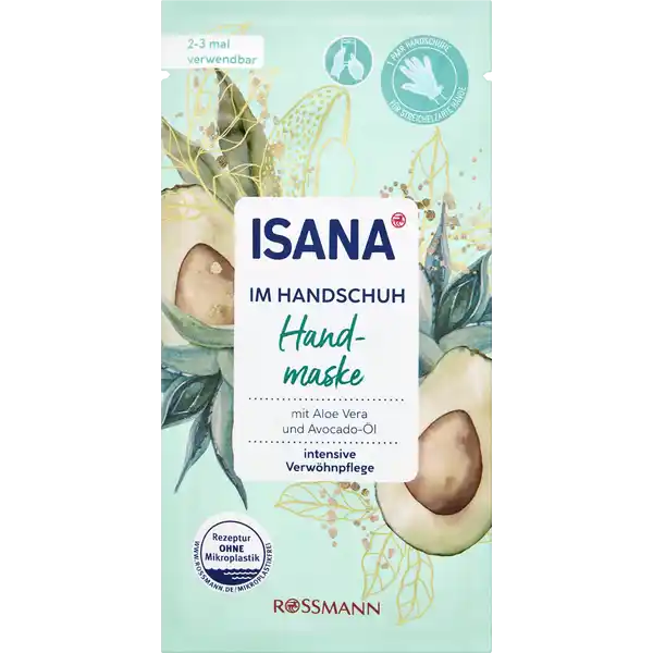 Handschuhmaske mit Aloe Vera und Avocadoöl