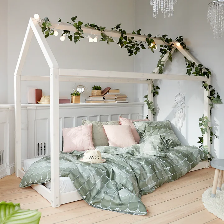 Flexa - Cottage Einzelbett, white washed