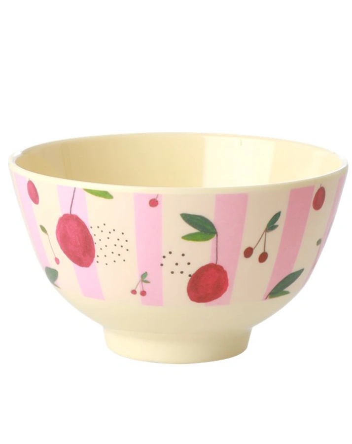 Melamin-Schale CHERRY SMALL in rosa/beige
