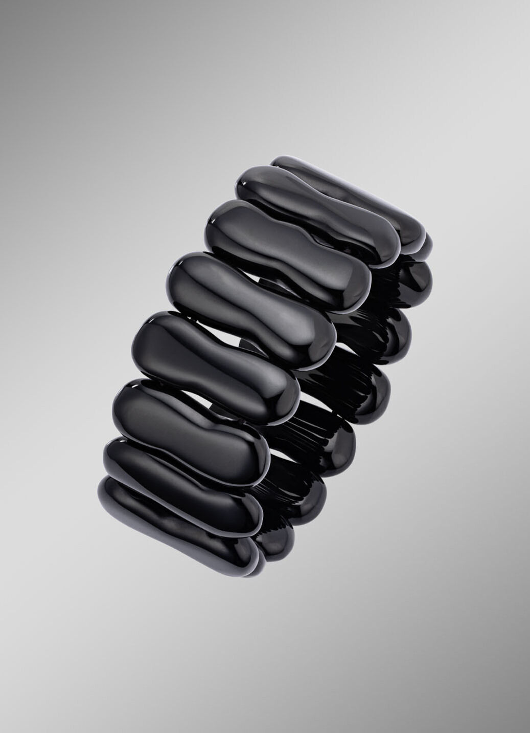Elastisches Armband mit Onyx