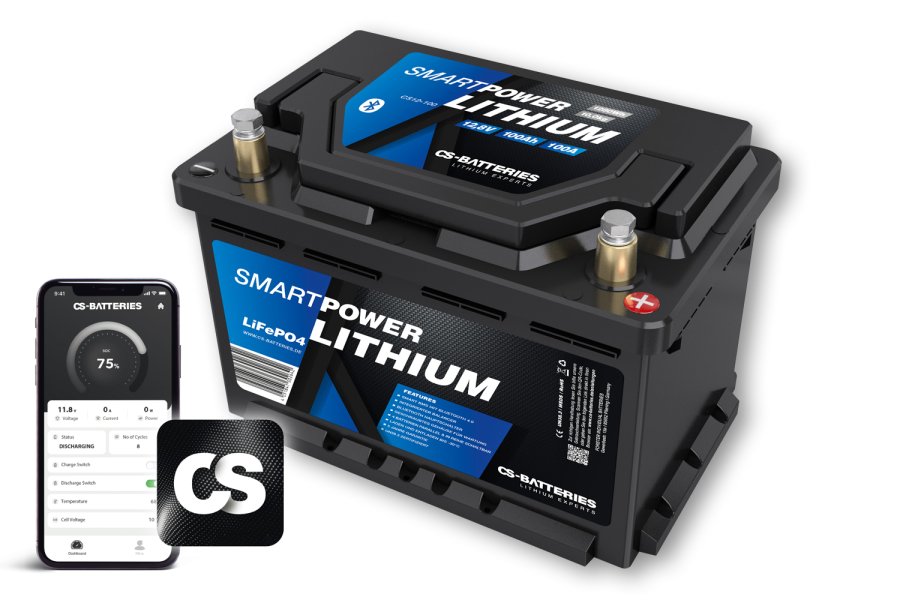 Smart Power Lithium Camper accu - 100 Ah