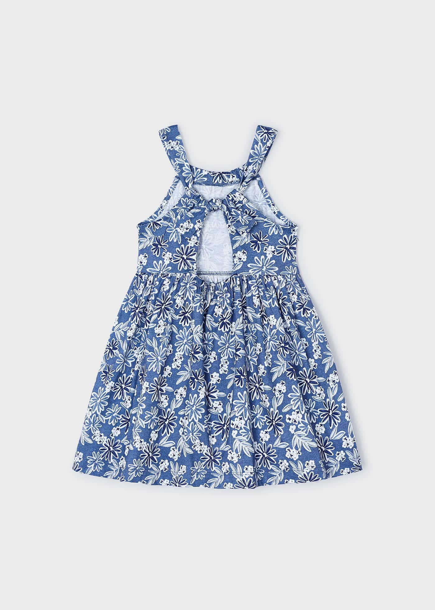 Vestido Better Cotton com estampa de flamingos para meninas