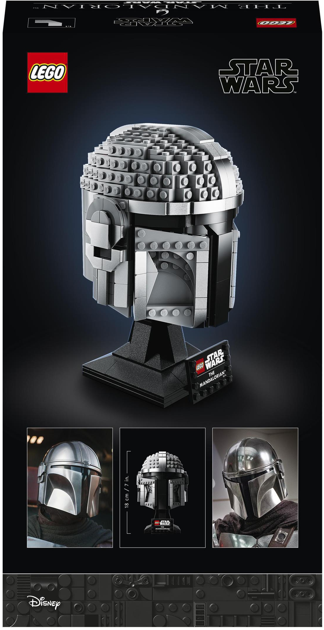 LEGO® Konstruktionsspielsteine »Mandalorianer Helm (75328), LEGO® Star Wars™« Made in Europe