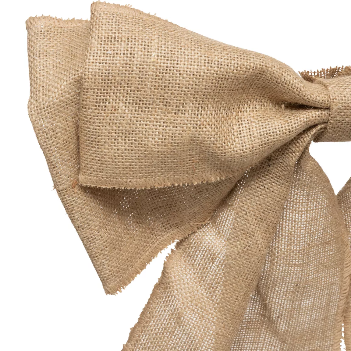 Nœud de Noël en jute (H40 cm) Raffinement Naturel