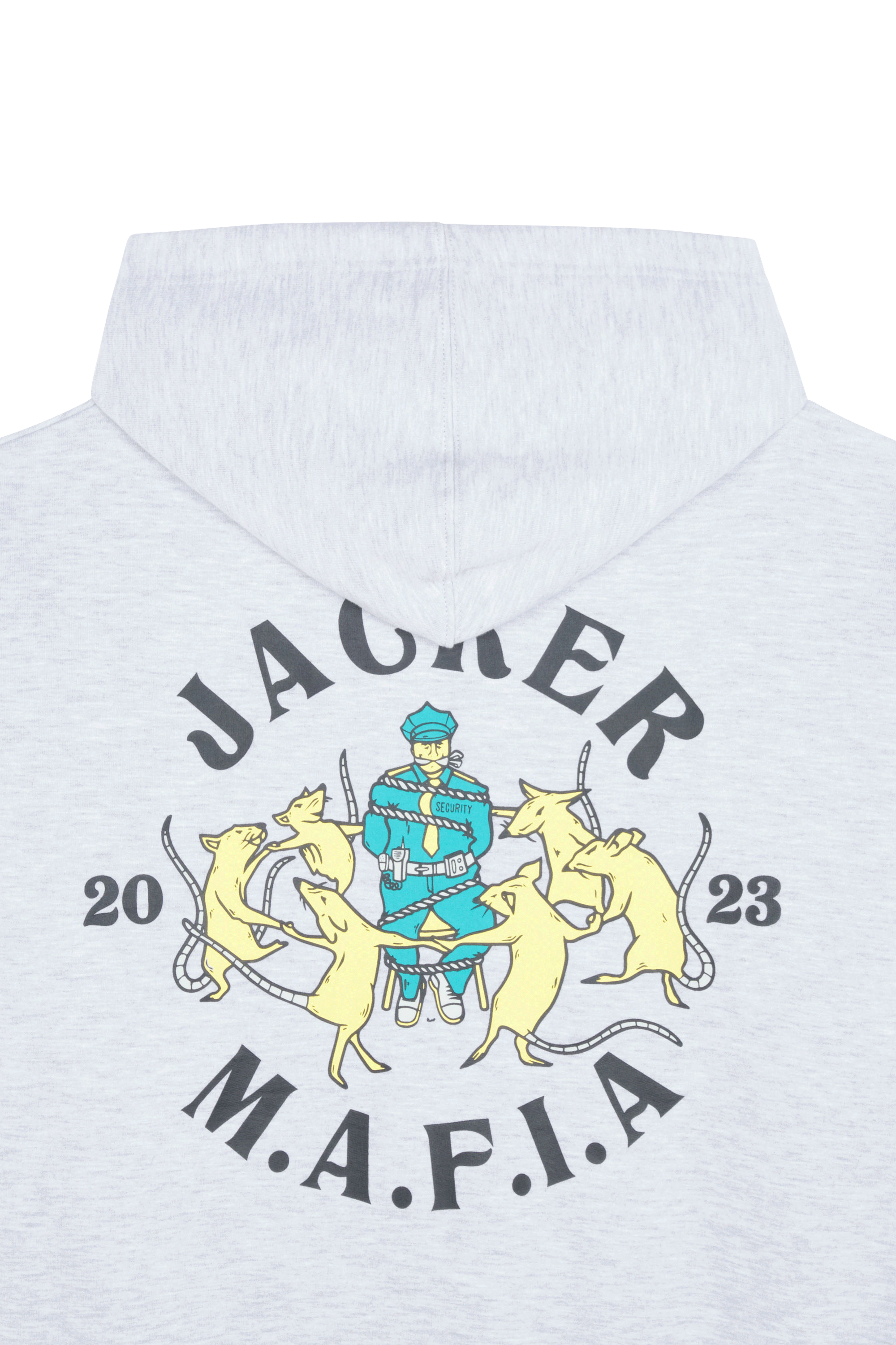 JACKER Hoodie DANCING RATS Gris