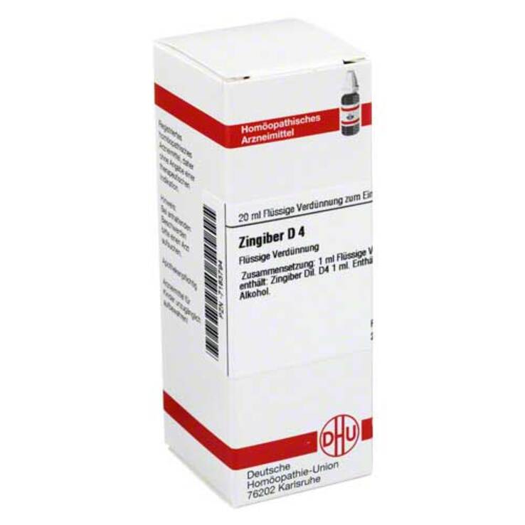 DHU Zingiber D 4 Dilution, 20 ml