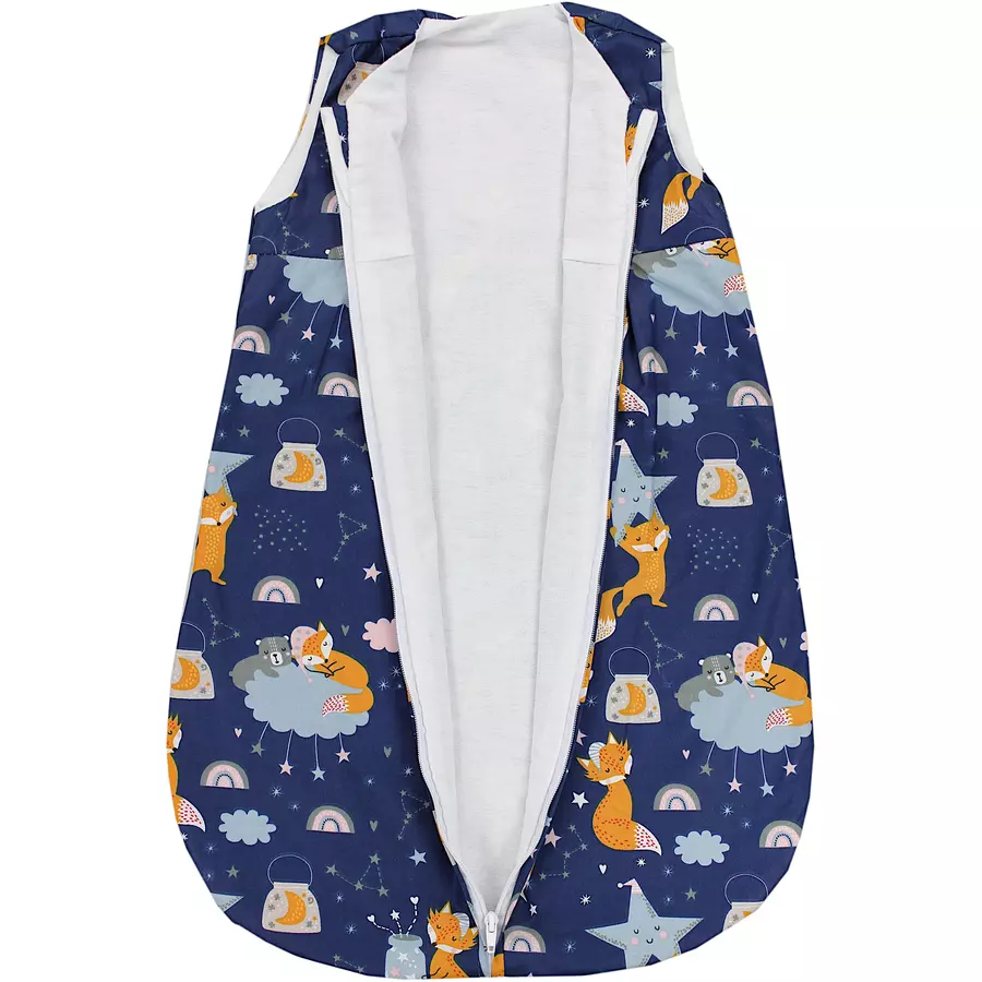 TupTam Baby Sommer Schlafsack Ärmellos Unwattiert dunkelblau