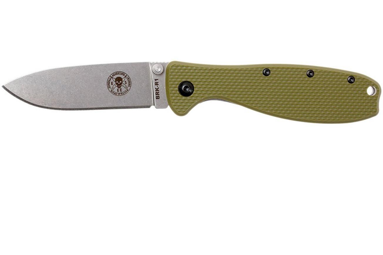 ESEE Knives Zancudo D2 OD-Green-Stonewashed, BRKR2OD zakmes