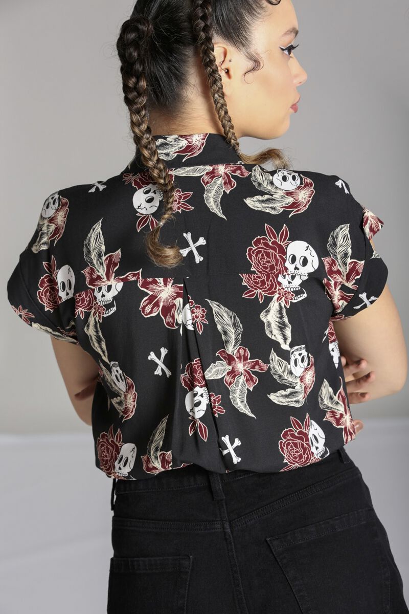 Alani Shirt | Hell Bunny Chemisier