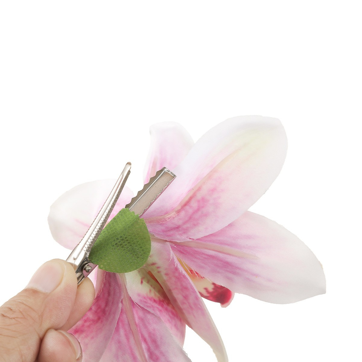 Haarspange Blumen Haarklammer Haarschmuck Accessoire - Pink