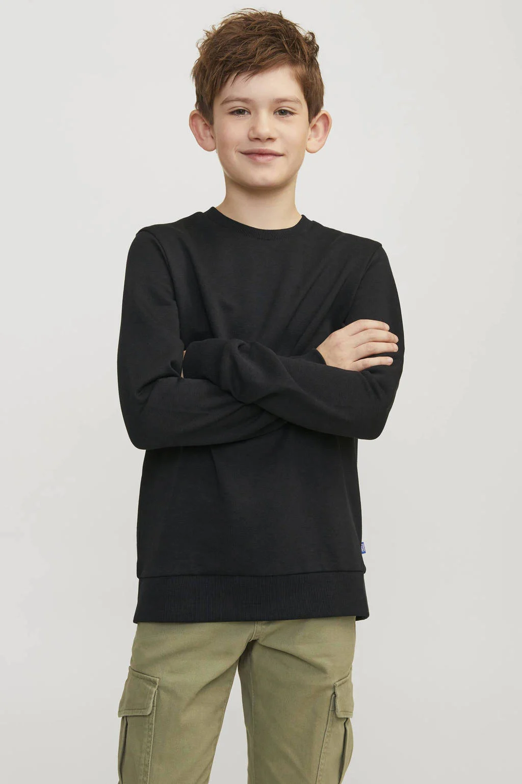 JACK & JONES sweater JJEBRADLEYzwart