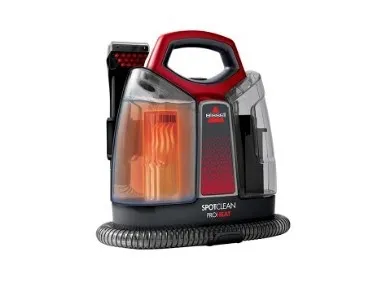 BISSELL SpotClean 3698N - Tæpperenser - beholder - uden pose - hvid/rød