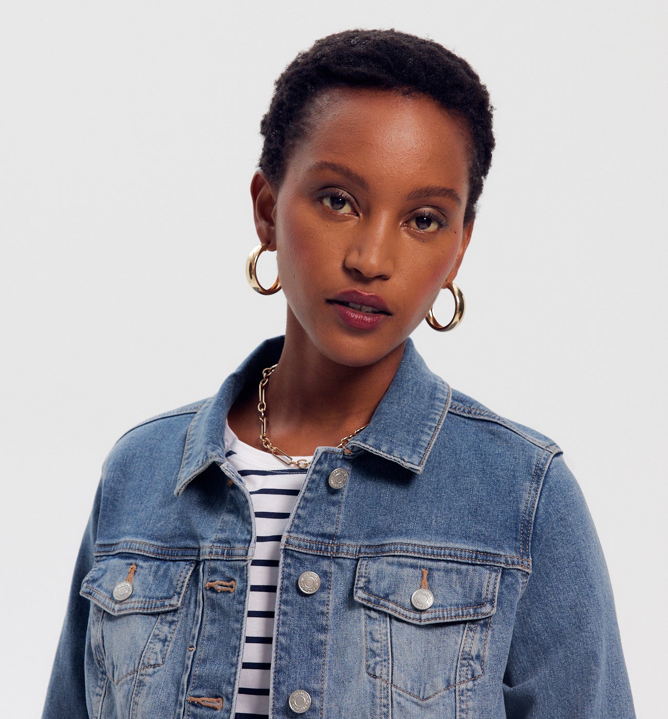 Veste en jean Femme - Jean moyen