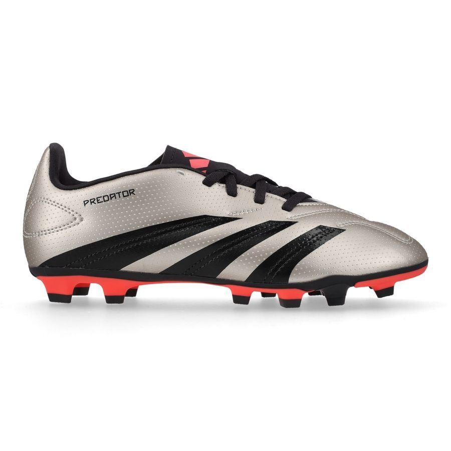 adidas Predator Club FxG Vivid Horizon - Argenté/Aurora Black/Turbo Enfant