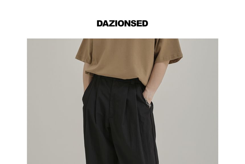 DAZO Studios - Mid Rise Plain Wide Leg Pants