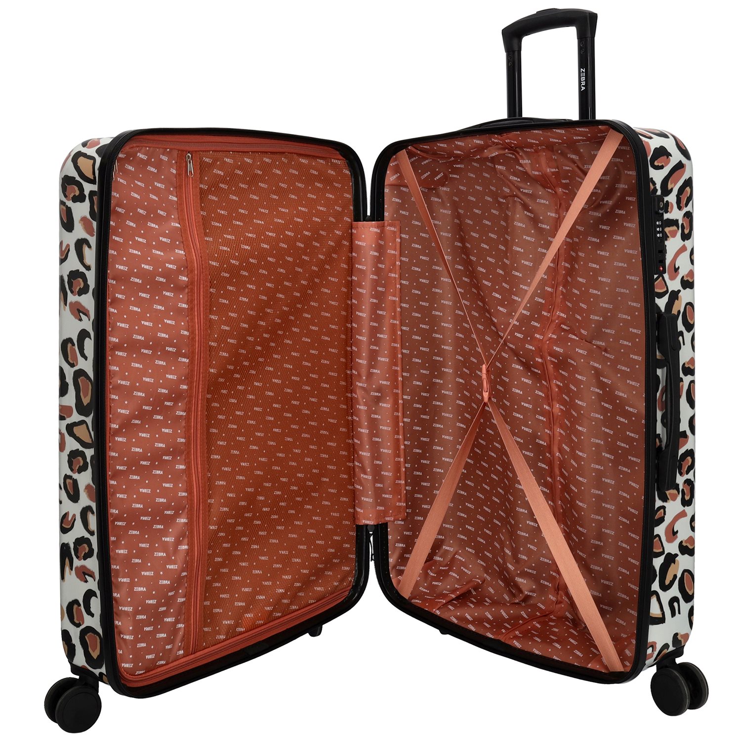 Zebra Travel Trolley L leopard