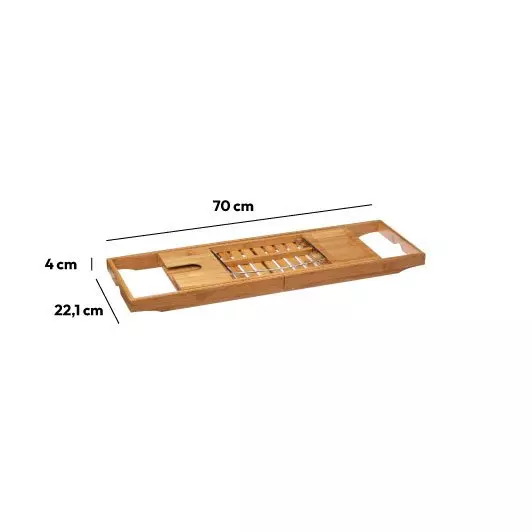 Plateau baignoire Natureo Bambou Naturel
