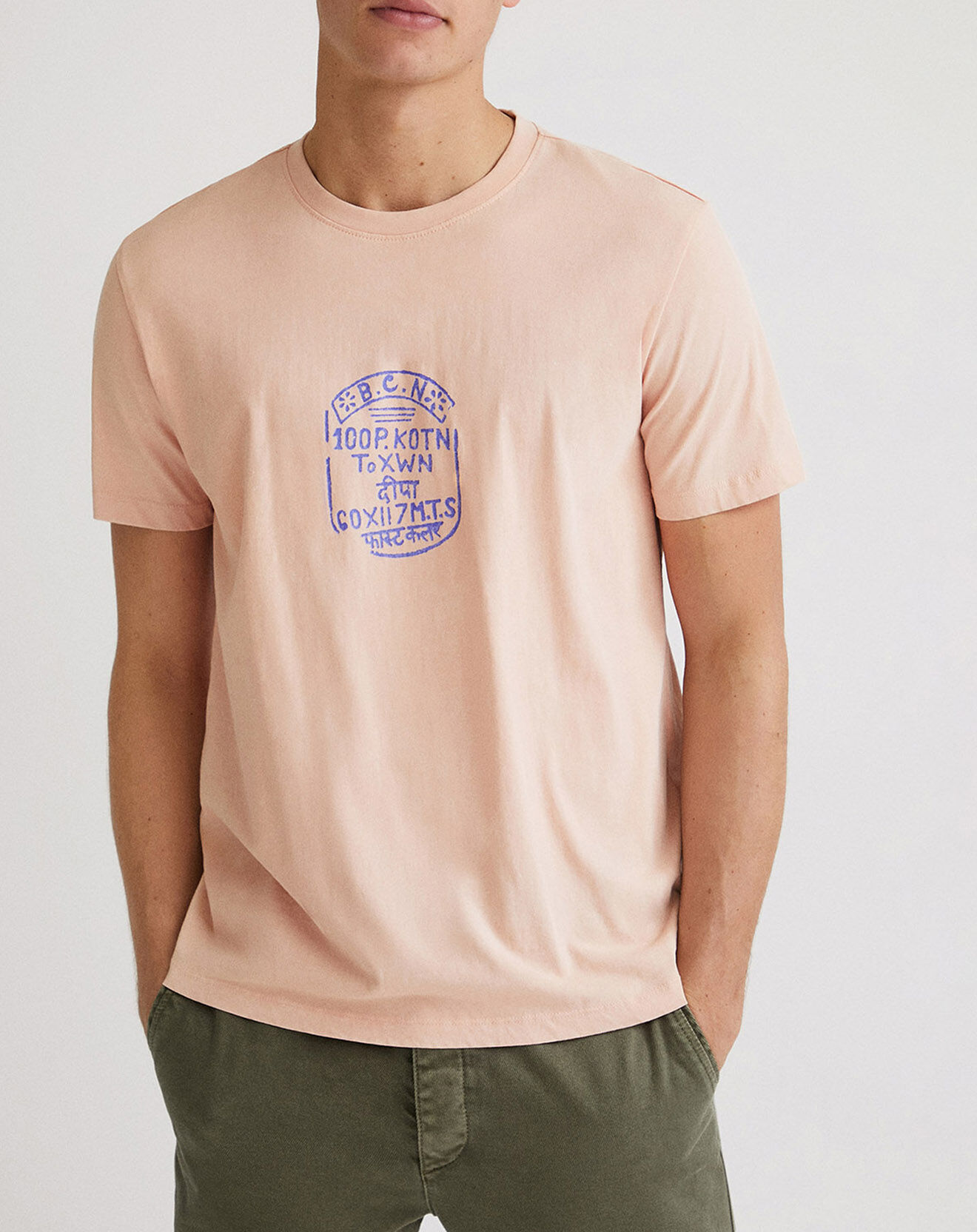 Desigual T-Shirt Matheo rose pastel