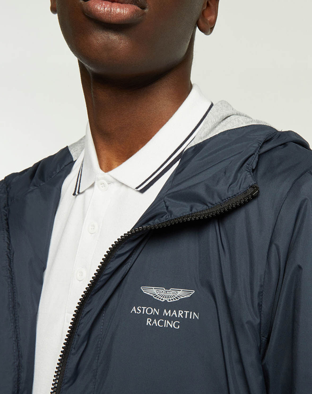 Hackett London Blouson Aston Martin Racing bleu marine