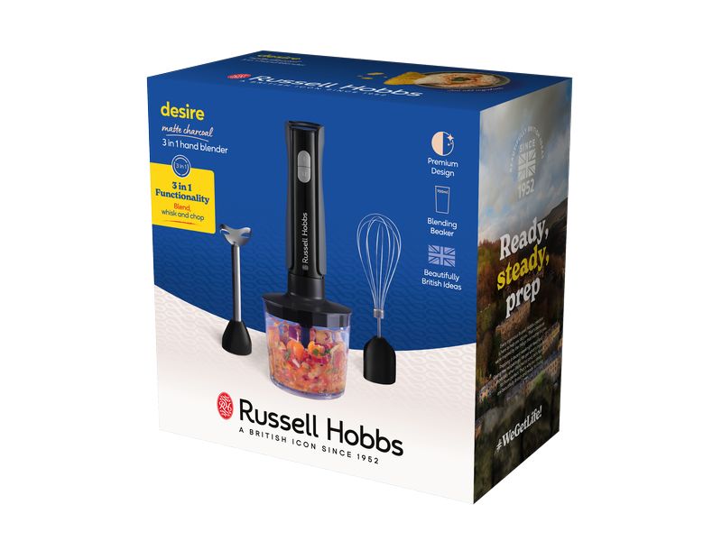 Russell Hobbs Stabmixer Desire 3 in 1 Anthrazit 3 in 1 Stabmixer
