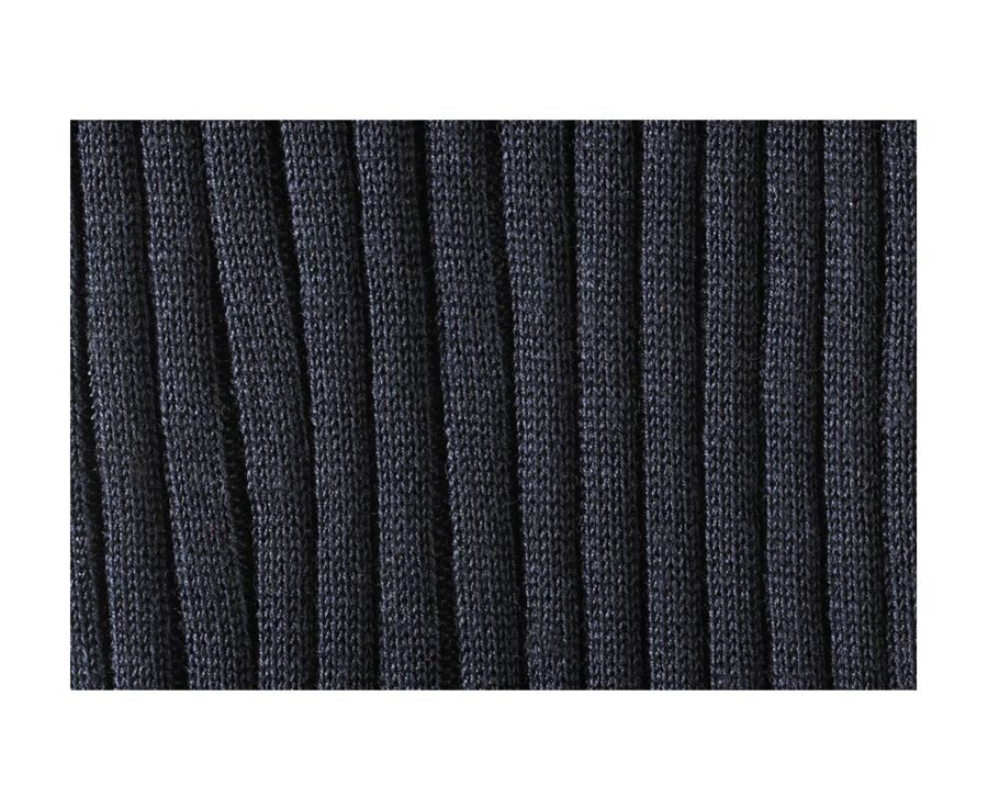 Chaussettes ville homme fil d’Écosse Noir