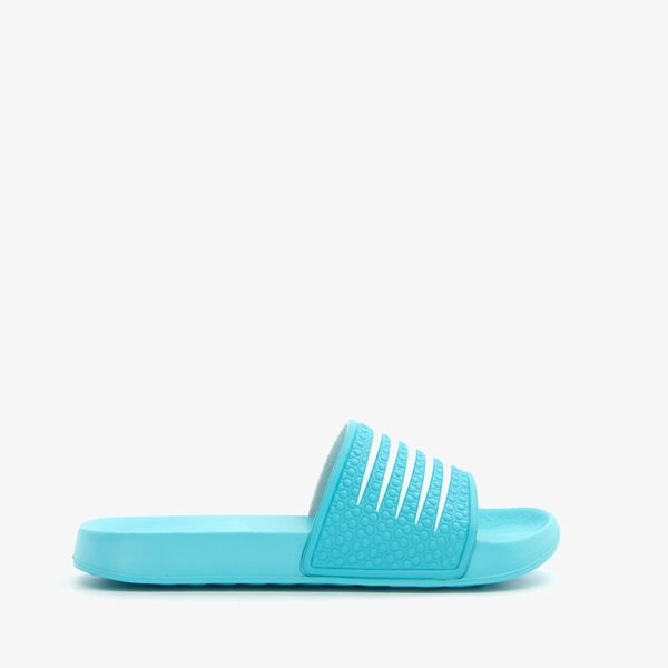 Dutchy dames badslippers blauw